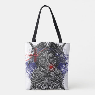 Odin ravens swords Viking Mythology Australia flag Tote Bag