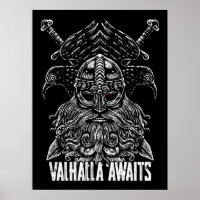 Odin ravens Viking Mythology Valhalla awaits