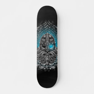 Odin ravens Viking Mythology Valhalla awaits Skateboard