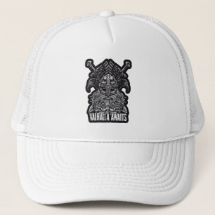 Odin ravens Viking Mythology Valhalla awaits Trucker Hat