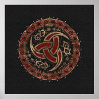 Odin’s Horn Black and Red Leather and gold