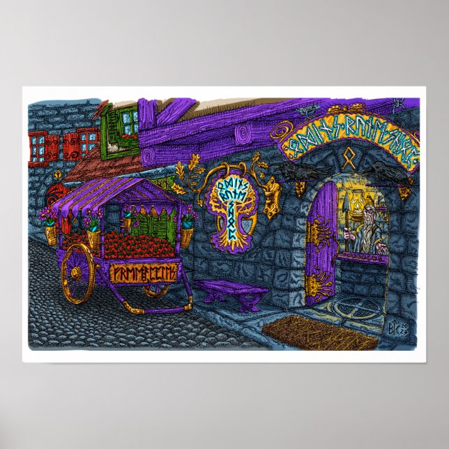 Odin’s Rune Shop - Poster (Front)