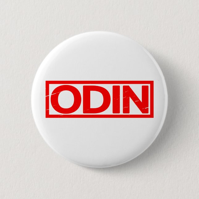 Odin Stamp 6 Cm Round Badge (Front)