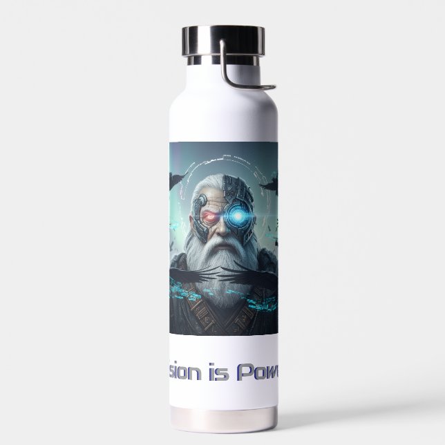 Odin the Wasteland Seer – Water Bottle (Left)