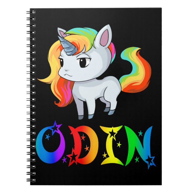 Odin Unicorn Notebook (Front)
