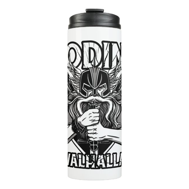 Odin valhalla viking thermal tumbler (Front)