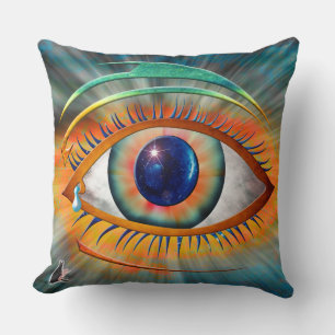 Odin's Eye Throw Pillow
