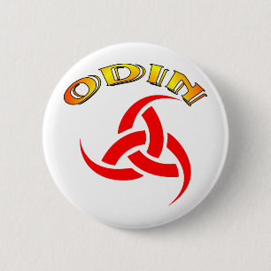 Odin's Horn 6 Cm Round Badge