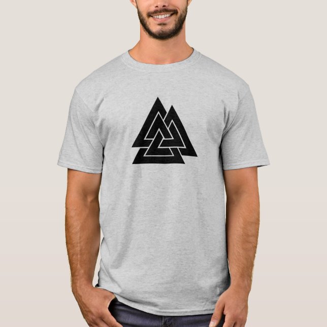Odin's Mark, the Valknut T-Shirt (Front)