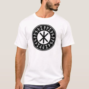 Odin's Protection No.1 (black white) T-Shirt