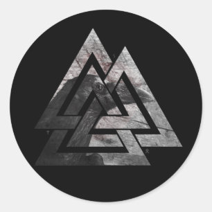 Odin's Raven Classic Round Sticker