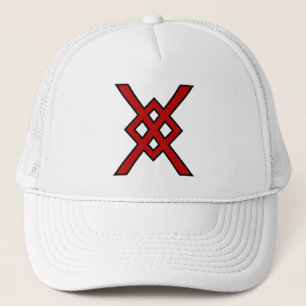 Odin's Spear (red & black) Trucker Hat