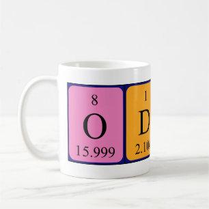 Odis periodic table name mug