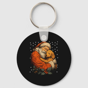 Odle Dog And Santa Claus Winter Season Christmas A Key Ring
