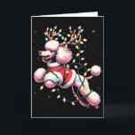 Odle Santa Christmas Tree Lights, Funny Ugly Pajam Card<br><div class="desc">Odle Santa Christmas Tree Lights,  Funny Ugly Pajama Women</div>