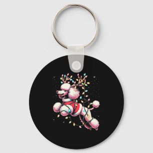 Odle Santa Christmas Tree Lights, Funny Ugly Pajam Key Ring