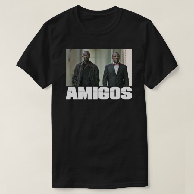 ODNK - Omar Little &amp; Brother Mouzone (The Wire T-Shirt (Design Front)