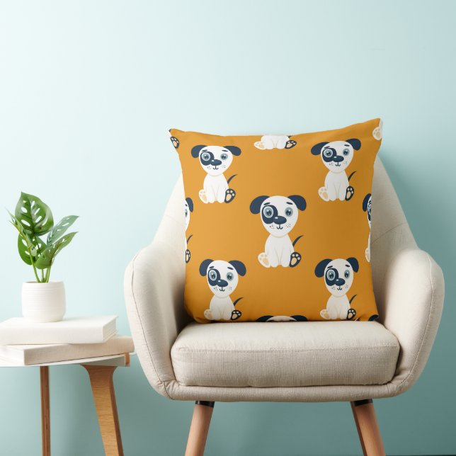 Odo Pawz 20x20 Throw Pillow (Chair)