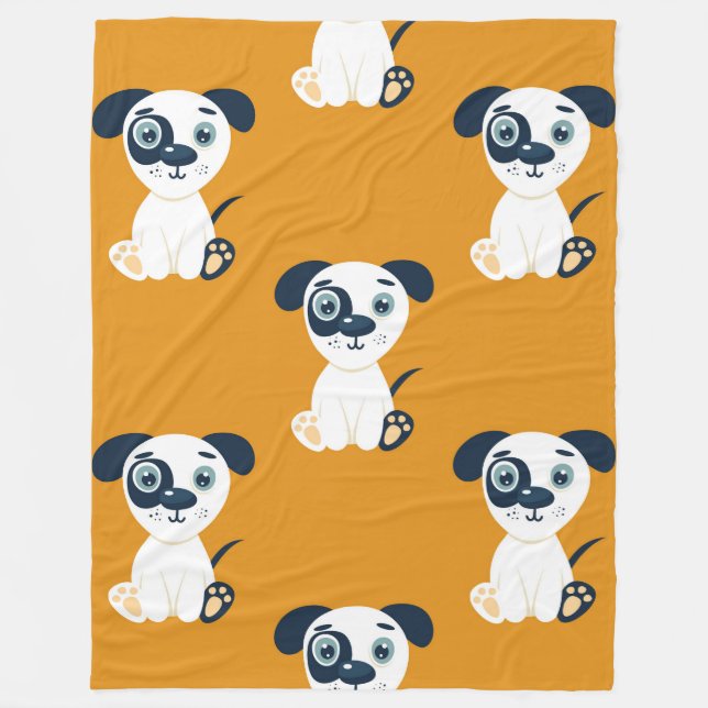 Odo Pawz 60x80 Fleece Blanket (Front)