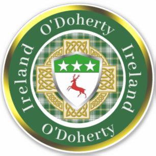 O'Doherty Irish Shield/Celtic Cross Personalised