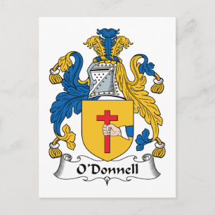 O'Donnell Family Crest Postcard