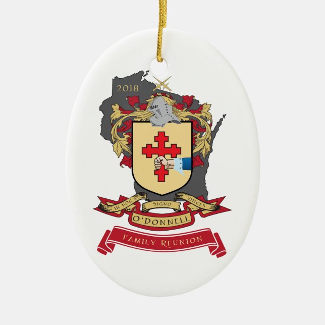 O'Donnell Family Reunion Oval Ornament (Front)