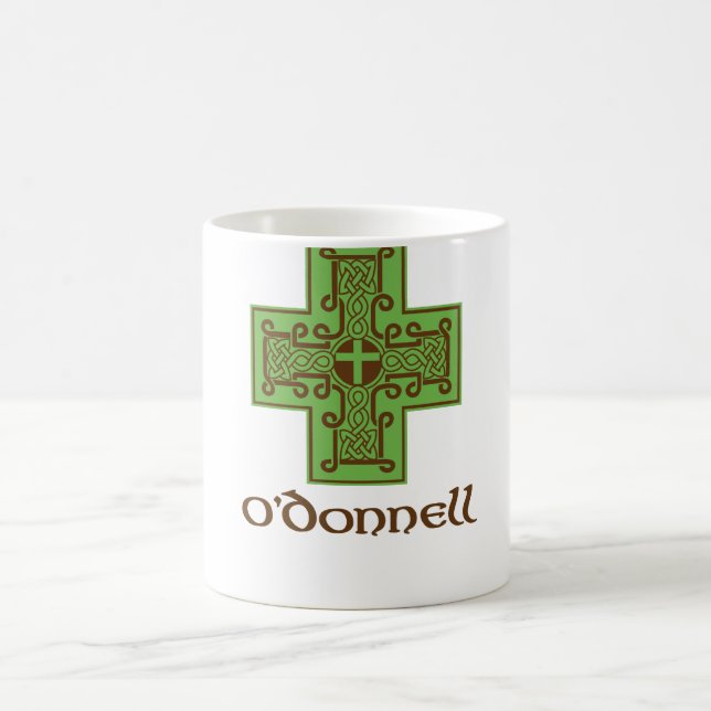O'Donnell Logo Green and Brown Coffee Mug (Center)