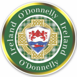 O'Donnelly Irish Shield/Celtic Cross Personalised