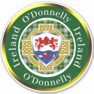 O'Donnelly Irish Shield/Celtic Cross Personalized