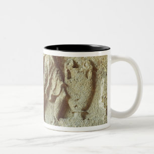 Odysseus discovering the suitors of his wife Two-Tone coffee mug