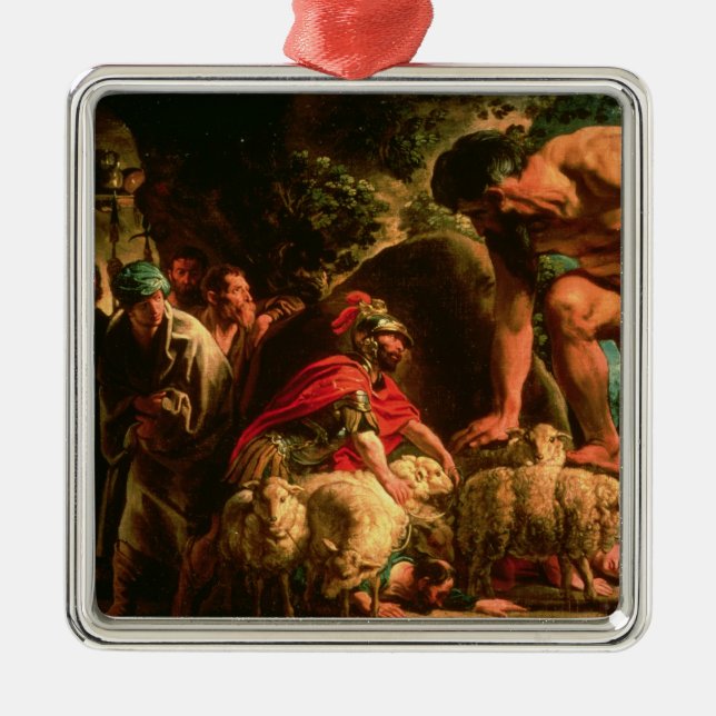 Odysseus Metal Ornament (Front)
