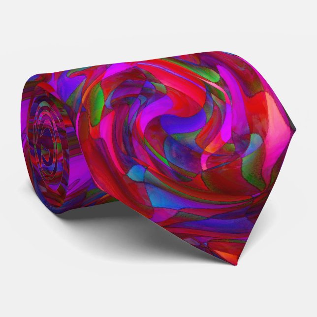 Odyssey of the Mind modern abstract art Tie (Rolled)