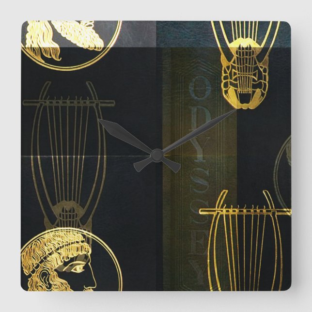 Odyssey Square Wall Clock (Front)