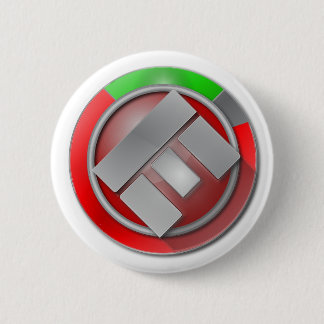 OE Button. 6 Cm Round Badge