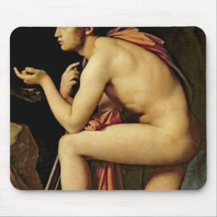 Oedipus and the Sphinx, 1808 Mouse Pad