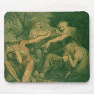 Oedipus cursing his son Polynices - "Go to Ruin, S Mouse Pad