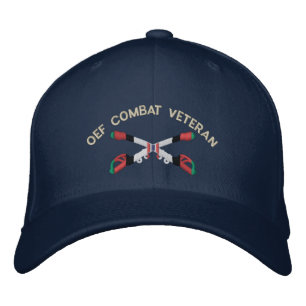 OEF Combat Veteran Cavalry Crossed Sabres Hat