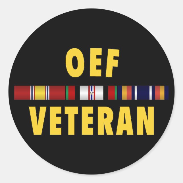 OEF Vet Sticker (Front)