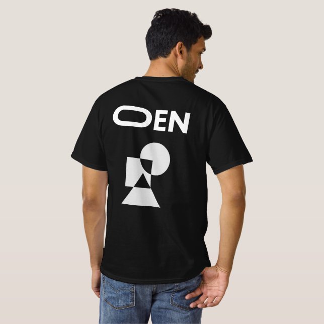 Oen opaque shapes T-Shirt (Back Full)