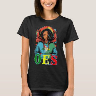 Oes Beautiful Sister Hooded Head Eastern Star Than T-Shirt