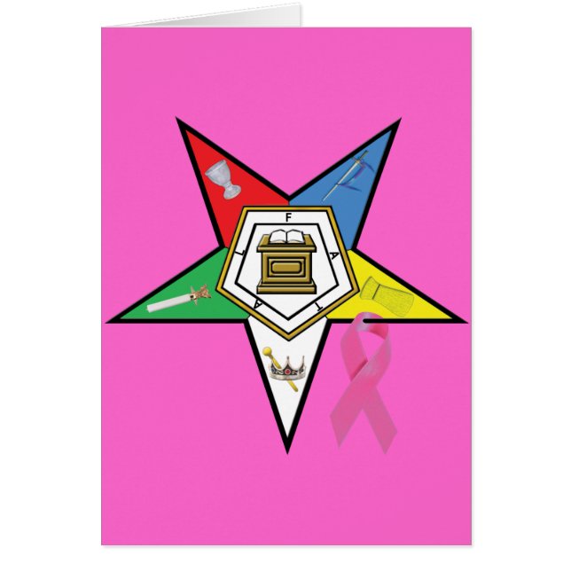OES Breast Cancer Card (Front)