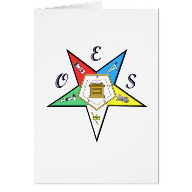 OES Chapter Card (Front)