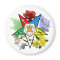 OES floral Emblem Magnet