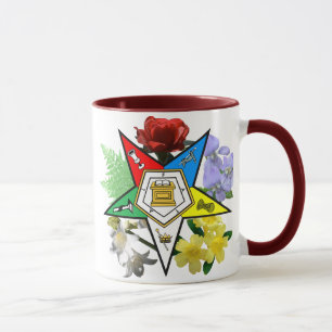 OES floral Emblem Mug