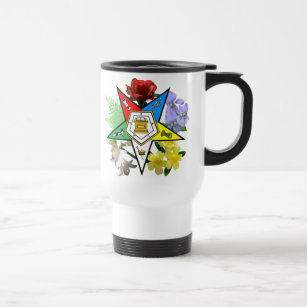 OES floral Emblem Travel Mug