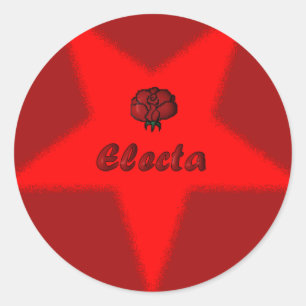 OES Floral Star Point Sticker – Electa
