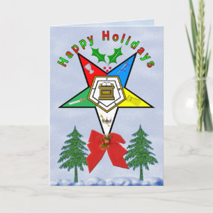 OES HOLLY GREETING CARDS