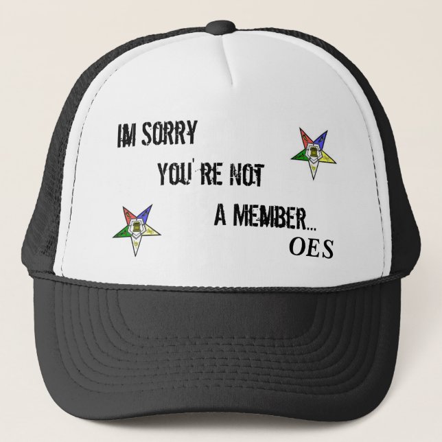 OES  Im Sorry Trucker Hat (Front)