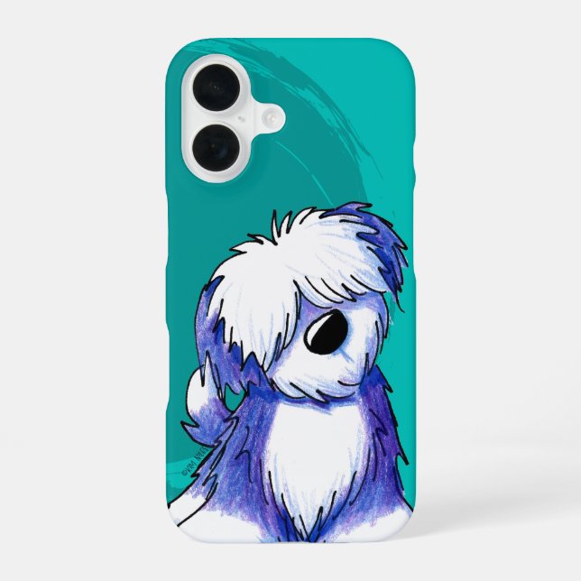 OES Old English Sheepdog iPhone 16 Case (Back)