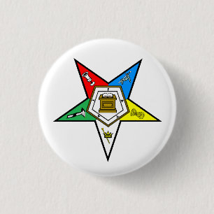OES Order of the Eastern Star Button